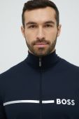 Кофта лаунж BOSS чоловіча колір синій з принтом Кофта лаунж BOSS чоловіча колір синій з принтом