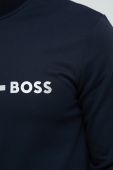 Кофта лаунж BOSS чоловіча колір синій з принтом Кофта лаунж BOSS чоловіча колір синій з принтом