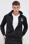 Кофта Puma чоловіча колір чорний однотонна 530094-01 Кофта Puma чоловіча колір чорний однотонна 530094-01