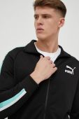 Кофта Puma чоловіча колір чорний візерунок Кофта Puma чоловіча колір чорний візерунок