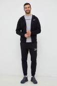 Кофта Reebok чоловіча колір чорний з капюшоном однотонна (3038955) Кофта Reebok чоловіча колір чорний з капюшоном однотонна (3038955)