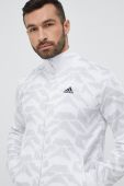 Кофта adidas чоловіча колір білий візерунок Кофта adidas чоловіча колір білий візерунок