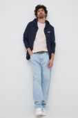 Бавовняна кофта Pepe Jeans Edward чоловіча колір синій з капюшоном з принтом Бавовняна кофта Pepe Jeans Edward чоловіча колір синій з капюшоном з принтом