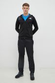 Спортивна кофта The North Face Reaxion колір чорний з капюшоном однотонна