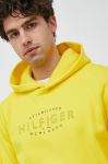 Кофта Tommy Hilfiger чоловіча колір жовтий з капюшоном з принтом