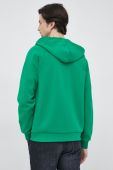 Кофта BOSS BOSS GREEN чоловіча колір зелений з капюшоном з принтом Кофта BOSS BOSS GREEN чоловіча колір зелений з капюшоном з принтом