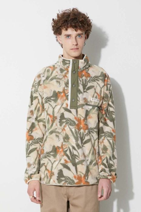 Кофта Columbia чоловіча колір бежевий однотонна 1889853-849 Кофта Columbia чоловіча колір бежевий однотонна 1889853-849