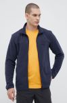Спортивна кофта Jack Wolfskin Beilstein колір синій однотонна Спортивна кофта Jack Wolfskin Beilstein колір синій однотонна