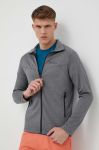 Спортивна кофта Jack Wolfskin Fortberg Fz колір сірий меланж Спортивна кофта Jack Wolfskin Fortberg Fz колір сірий меланж