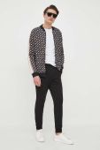 Кофта BOSS чоловіча колір чорний візерунок (3224356) Кофта BOSS чоловіча колір чорний візерунок (3224356)