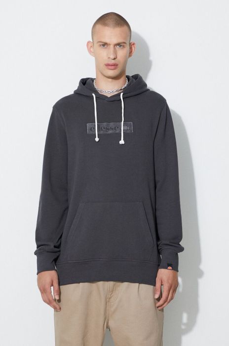 Кофта Ellesse чоловіча колір бежевий з капюшоном з аплікацією SHR17562-BEIGE