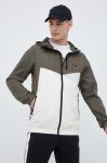 Куртка Ellesse чоловіча колір зелений перехідна SHR17781-KHAKI Куртка Ellesse чоловіча колір зелений перехідна SHR17781-KHAKI