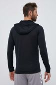 Тренувальна кофта 4F колір чорний з капюшоном однотонна (3233292) Тренувальна кофта 4F колір чорний з капюшоном однотонна (3233292)