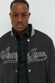 Куртка-бомбер Sixth June чоловічий колір чорний перехідна