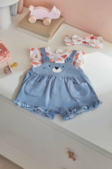 Комбінезон для немовлят Mayoral Newborn колір помаранчевий (3013292) Комбінезон для немовлят Mayoral Newborn колір помаранчевий (3013292)