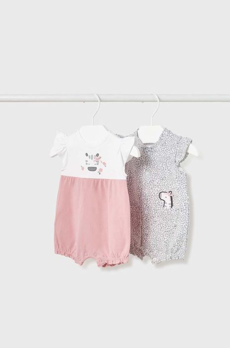Комбінезон для немовлят Mayoral Newborn 2-pack колір рожевий (2964648) Комбінезон для немовлят Mayoral Newborn 2-pack колір рожевий (2964648)