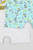 Бавовняний ромпер для немовлят zippy 2-pack колір бірюзовий (3135908)