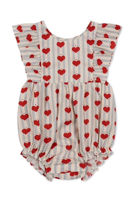 Дитяче бавовняне боді Konges Sl?jd колір червоний (3260907) Дитяче бавовняне боді Konges Sl?jd колір червоний (3260907)