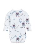 Дитяче бавовняне боді Mini Rodini колір білий (2908913)