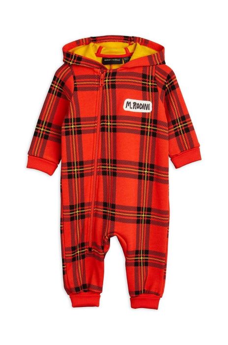 Дитячі бавовняні повзунки Mini Rodini колір червоний (2908926) Дитячі бавовняні повзунки Mini Rodini колір червоний (2908926)