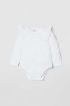 Дитяче бавовняне боді OVS колір білий (3122394)