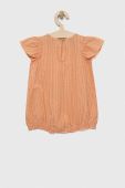 Бавовняний ромпер для немовлят United Colors of Benetton колір помаранчевий (3284834)