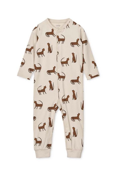 Комбінезон для немовлят Liewood колір бежевий (3181029) Комбінезон для немовлят Liewood колір бежевий (3181029)