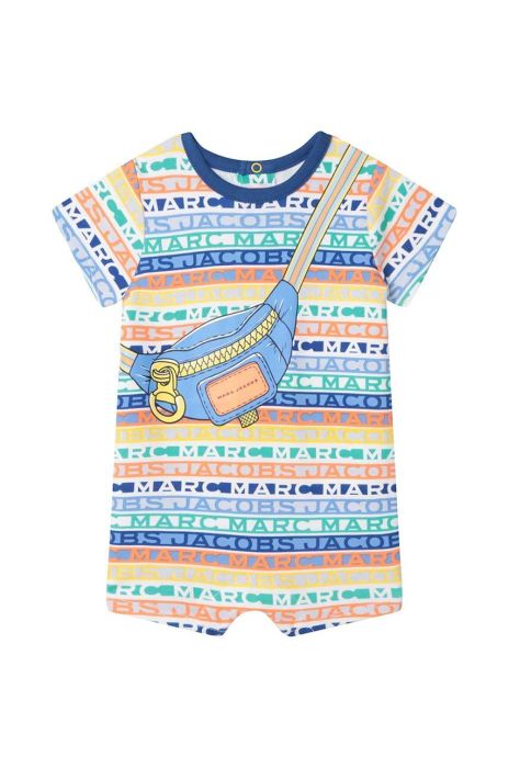 Бавовняний ромпер для немовлят Marc Jacobs колір барвистий (3073583) Бавовняний ромпер для немовлят Marc Jacobs колір барвистий (3073583)