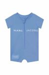 Бавовняний ромпер для немовлят Marc Jacobs колір блакитний (3061280)