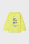 Дитячий бавовняний лонгслів Mayoral колір жовтий з принтом (2964679) Дитячий бавовняний лонгслів Mayoral колір жовтий з принтом (2964679)