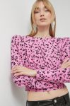Блузка Rotate колір рожевий