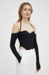 Боді Herskind Inga жіночі колір чорний