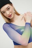 Топ Ellesse жіночий оголене плече колір блакитний