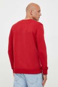 Бавовняна кофта Joop! чоловіча колір червоний з принтом Бавовняна кофта Joop! чоловіча колір червоний з принтом