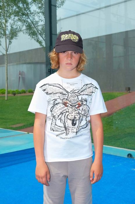 Дитяча бавовняна кепка Sisley колір чорний з принтом Дитяча бавовняна кепка Sisley колір чорний з принтом