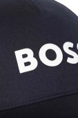 Дитяча бавовняна кепка BOSS колір синій з принтом (3069172) Дитяча бавовняна кепка BOSS колір синій з принтом (3069172)
