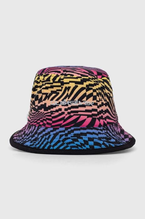 Дитяча двостороння панама Quiksilver колір чорний Дитяча двостороння панама Quiksilver колір чорний