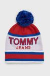 Шапка Tommy Jeans з товстого трикотажу колір барвистий Шапка Tommy Jeans з товстого трикотажу колір барвистий
