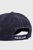 Бавовняна бейсболка R?sum? колір синій однотонна Бавовняна бейсболка R?sum? колір синій однотонна