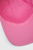 Бавовняна бейсболка Pinko колір рожевий з аплікацією Бавовняна бейсболка Pinko колір рожевий з аплікацією