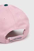 Бавовняна бейсболка Marc O'Polo DENIM колір рожевий з аплікацією (3243295)