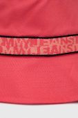 Бавовняний капелюх Tommy Jeans колір рожевий з бавовни