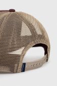Кепка Superdry колір коричневий візерунок Кепка Superdry колір коричневий візерунок