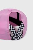 Кепка Vans колір рожевий з аплікацією (3073699)