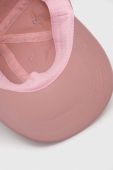 Кепка 4F колір рожевий однотонна