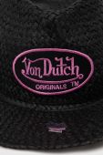 Капелюх Von Dutch колір чорний Капелюх Von Dutch колір чорний