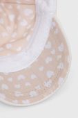 Дитяча шапка Mayoral Newborn колір білий з аплікацією Дитяча шапка Mayoral Newborn колір білий з аплікацією