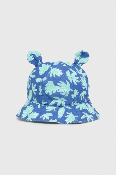 Дитяча бавовняна панама United Colors of Benetton з бавовни колір блакитний Дитяча бавовняна панама United Colors of Benetton з бавовни колір блакитний