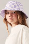 Дитяча бавовняна панама Roxy колір фіолетовий з бавовни Дитяча бавовняна панама Roxy колір фіолетовий з бавовни