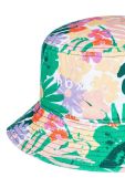 Дитяча бавовняна панама Roxy колір зелений з бавовни Дитяча бавовняна панама Roxy колір зелений з бавовни